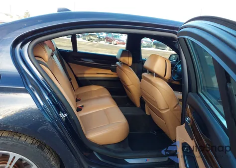 2013 BMW 750Li xDrive from USA, damaged, VIN WBAYF8C57DD140341